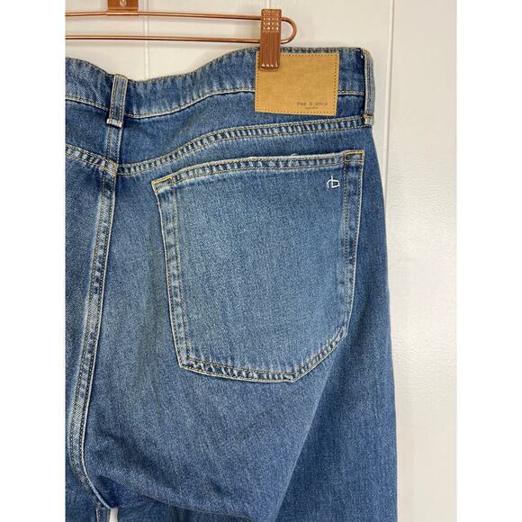 rag & bone Dre Low-Rise Slim Boyfriend Jeans Blake/Medium Wash NWOT Size 32 - Picture 7 of 11